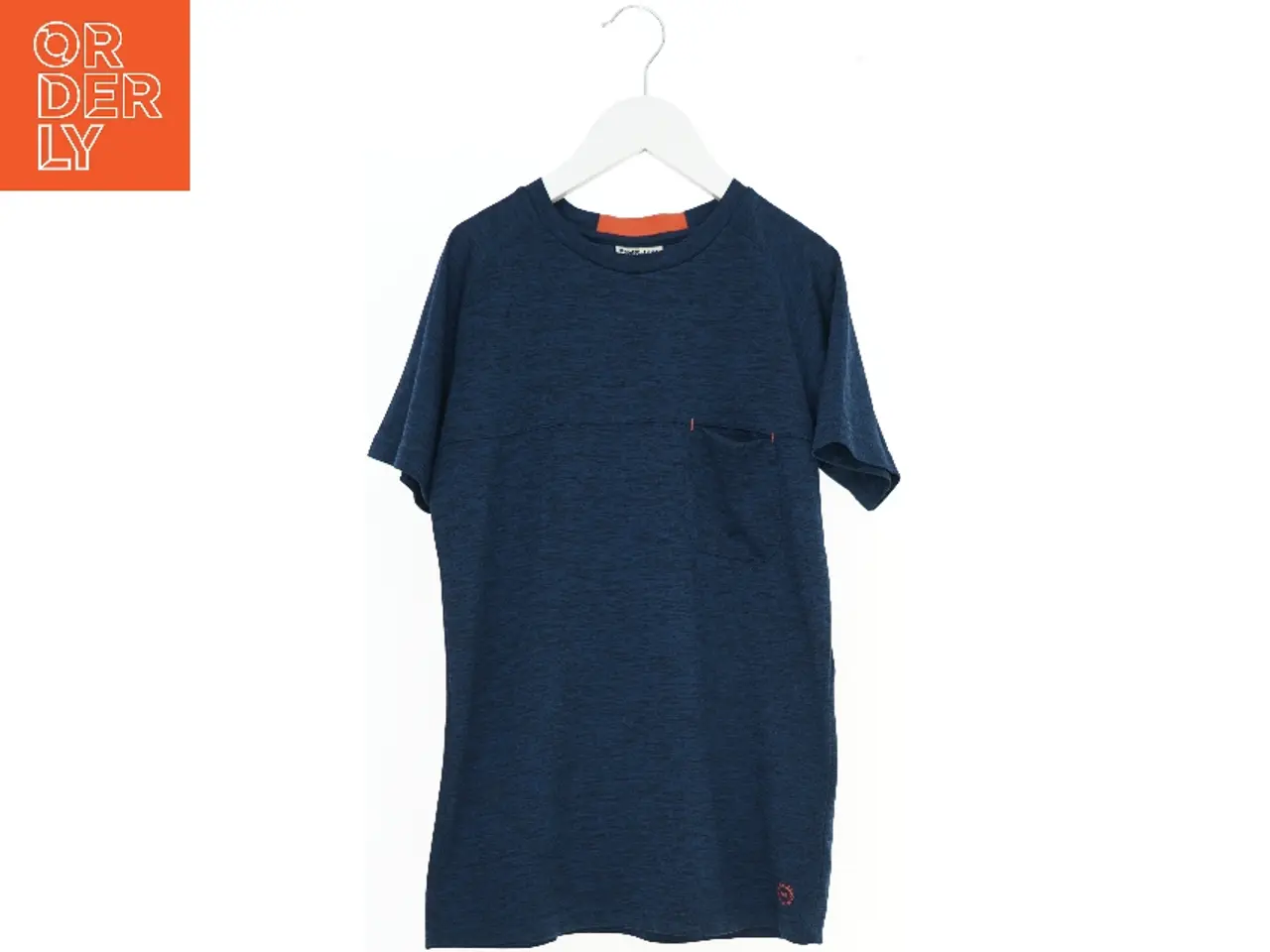 Billede 1 - Blå T-Shirt med RUN print fra Pomp de Lux (str. 152)