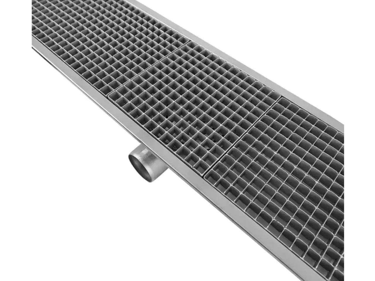 Billede 4 - Bred Gulvrende (300 mm) i AISI 304 Stål