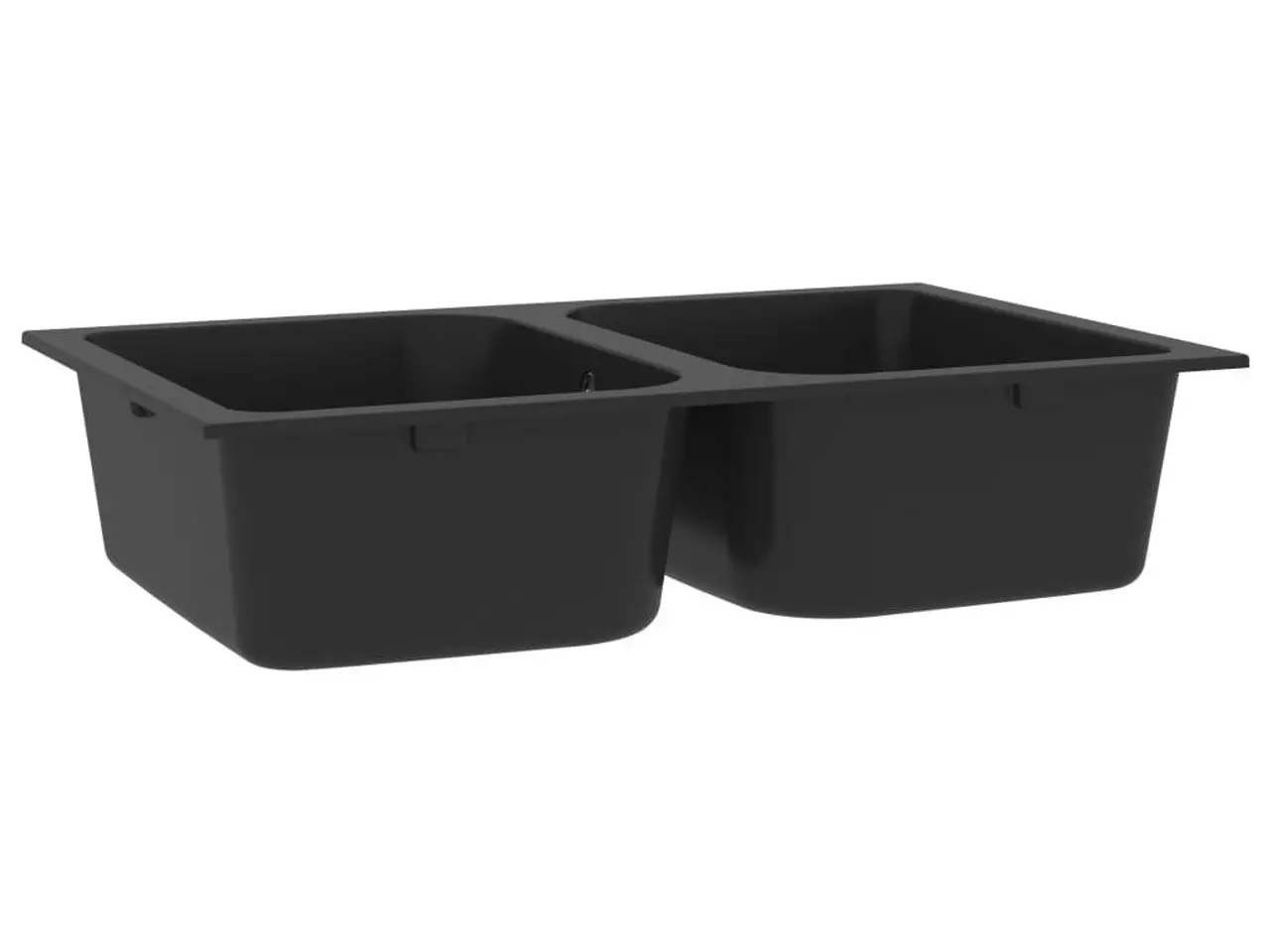 Billede 4 - Køkkenvask sort 760x480x184 mm granit