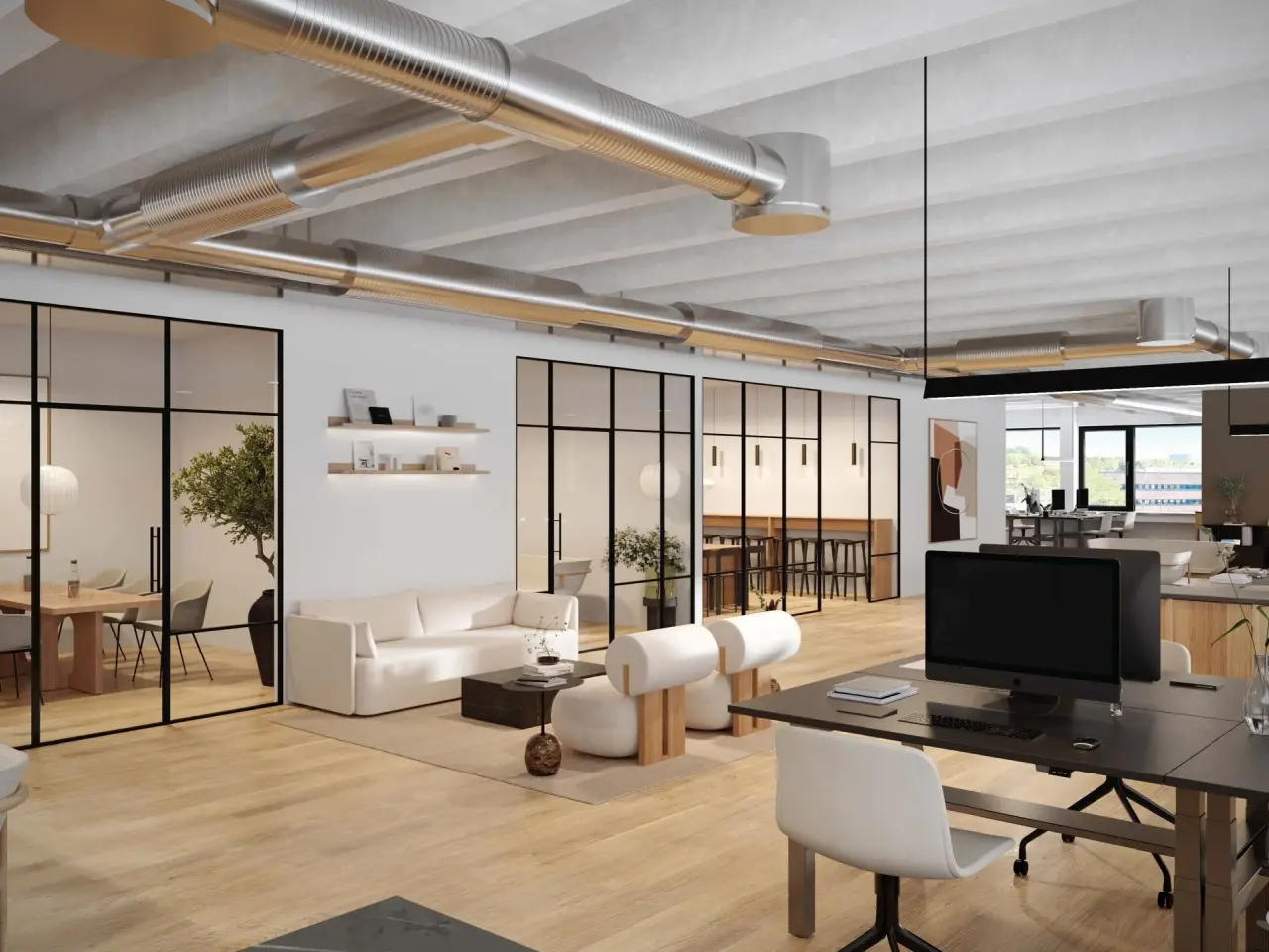 Billede 2 - Stort og moderne New-Yorker kontorlejemål velbeliggende i PODIUM centeret.