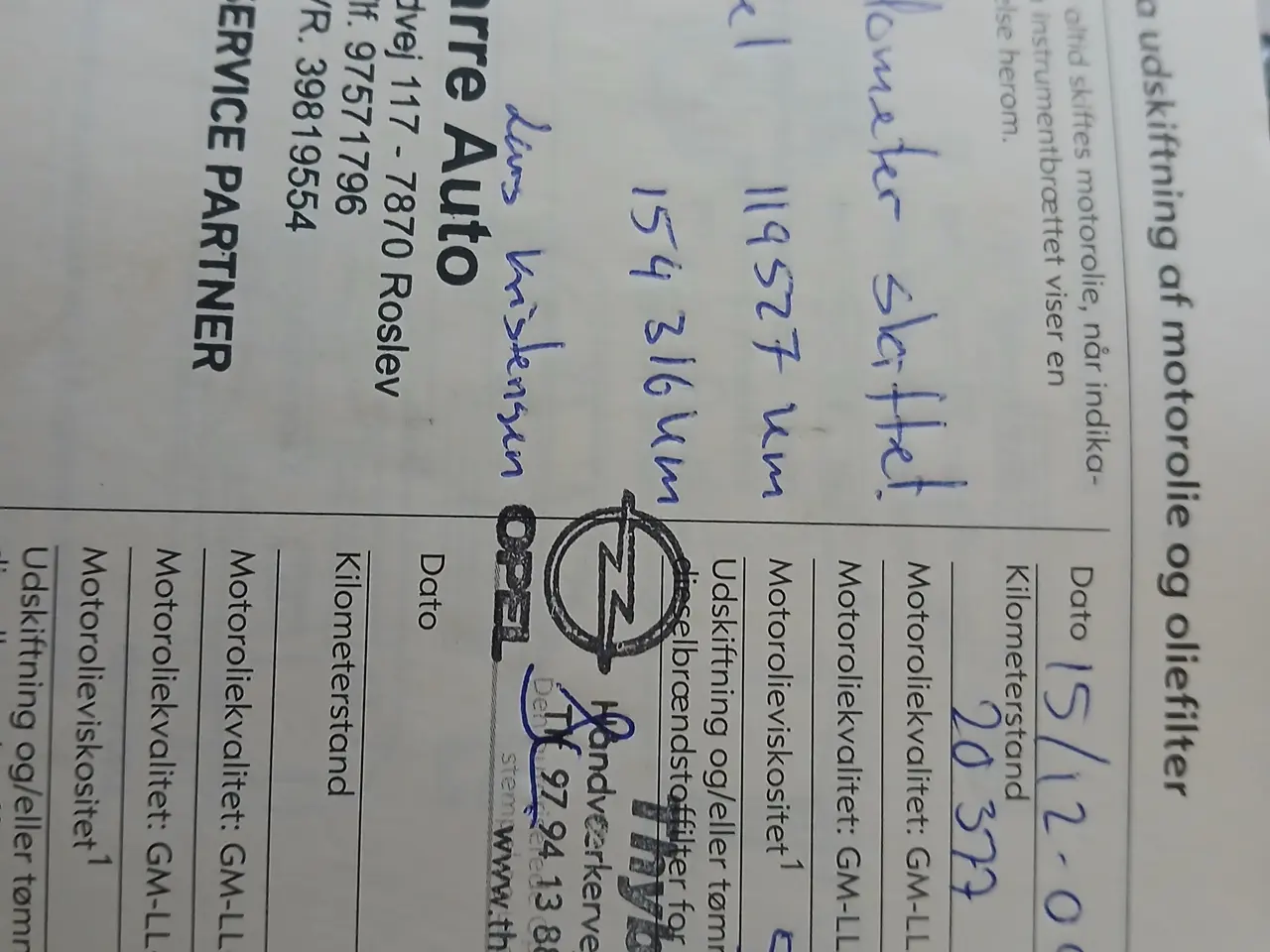 Billede 3 - Nysynet 22.09.2026 Opel corsa