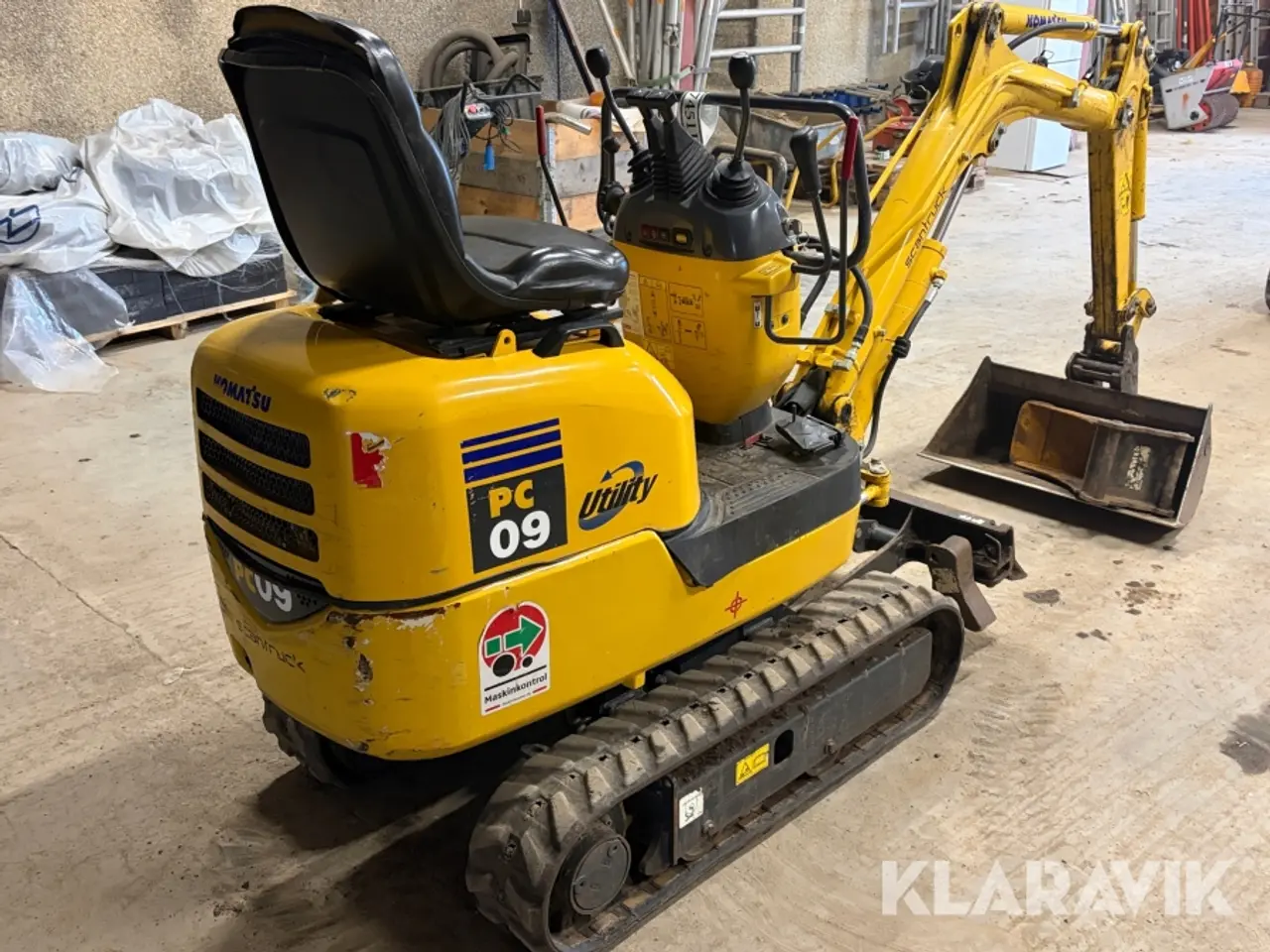 Billede 5 - MiniGravemaskine Komatsu Pc09