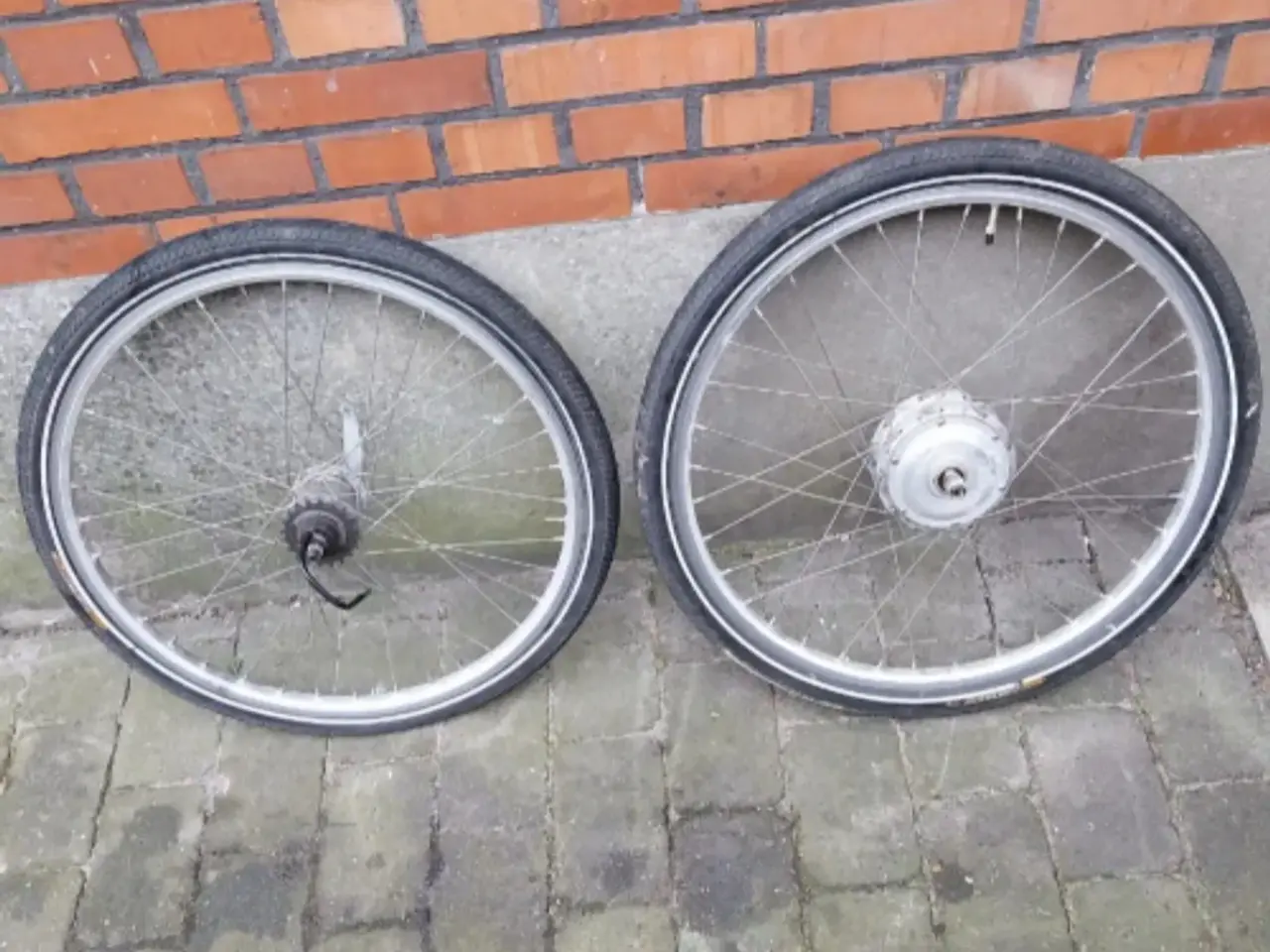 Billede 1 - Forhjul og baghjul til elcykel