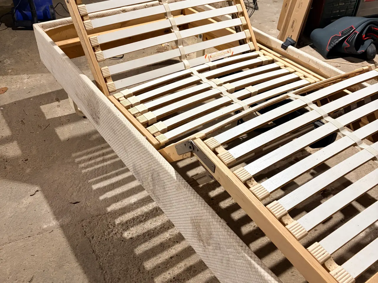 Billede 2 - Elevationssenge elektriske sengebunde i træ 2 stk.
