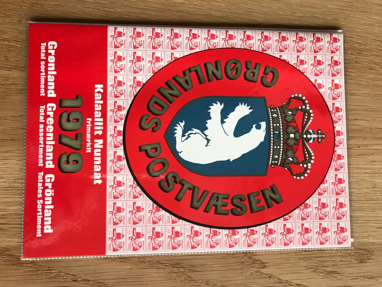 Billede 1 - Årsmappe Grønlands Postvæsen -  1979