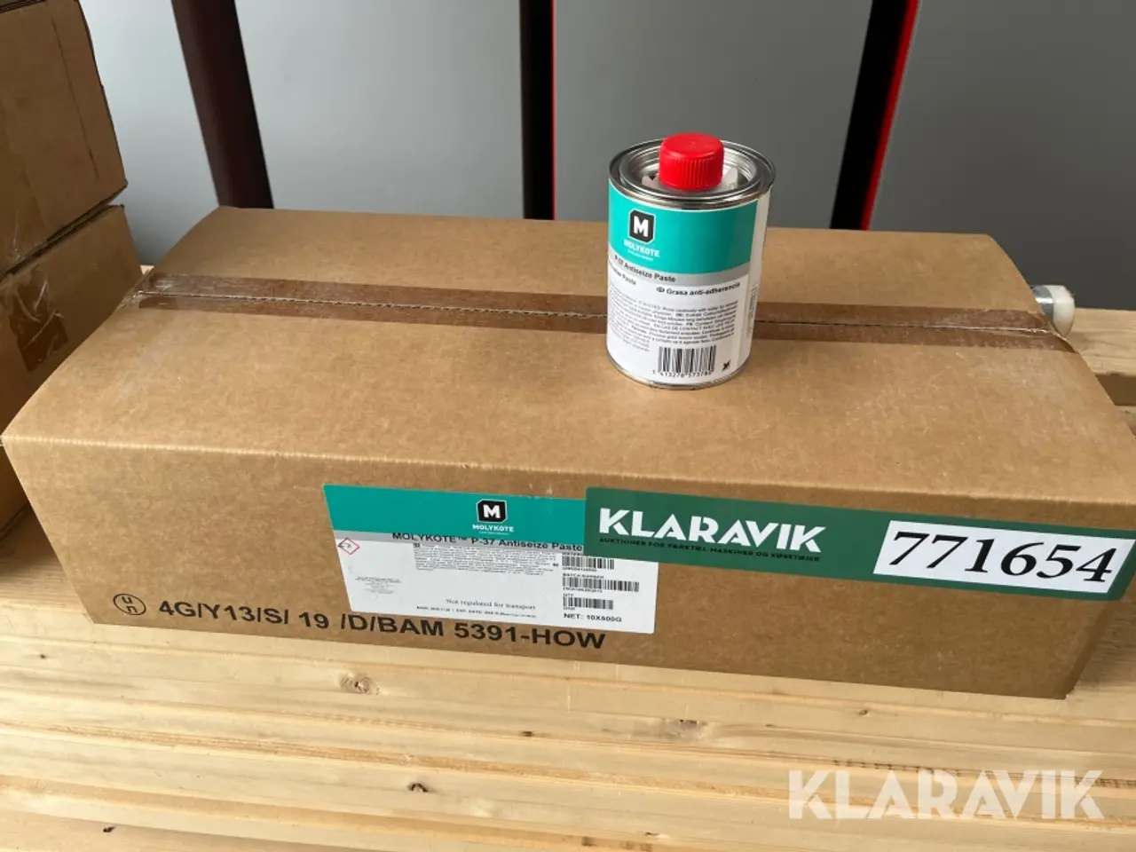 Billede 1 - Antiseize Molykote P-37 Antiseize Paste 1 kasse (10bøtter)