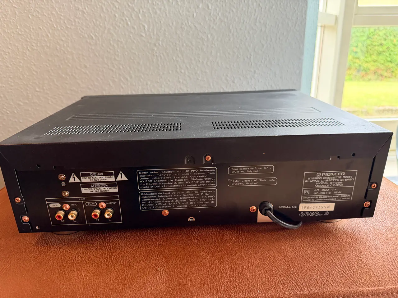Billede 2 - Pioneer 3-head CT 656 system kassettebåndoptagere
