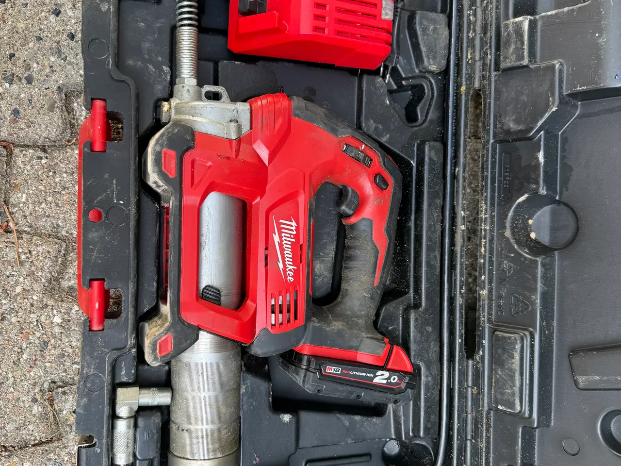 Billede 1 - Akku M18 GG-201 fedtpresser.