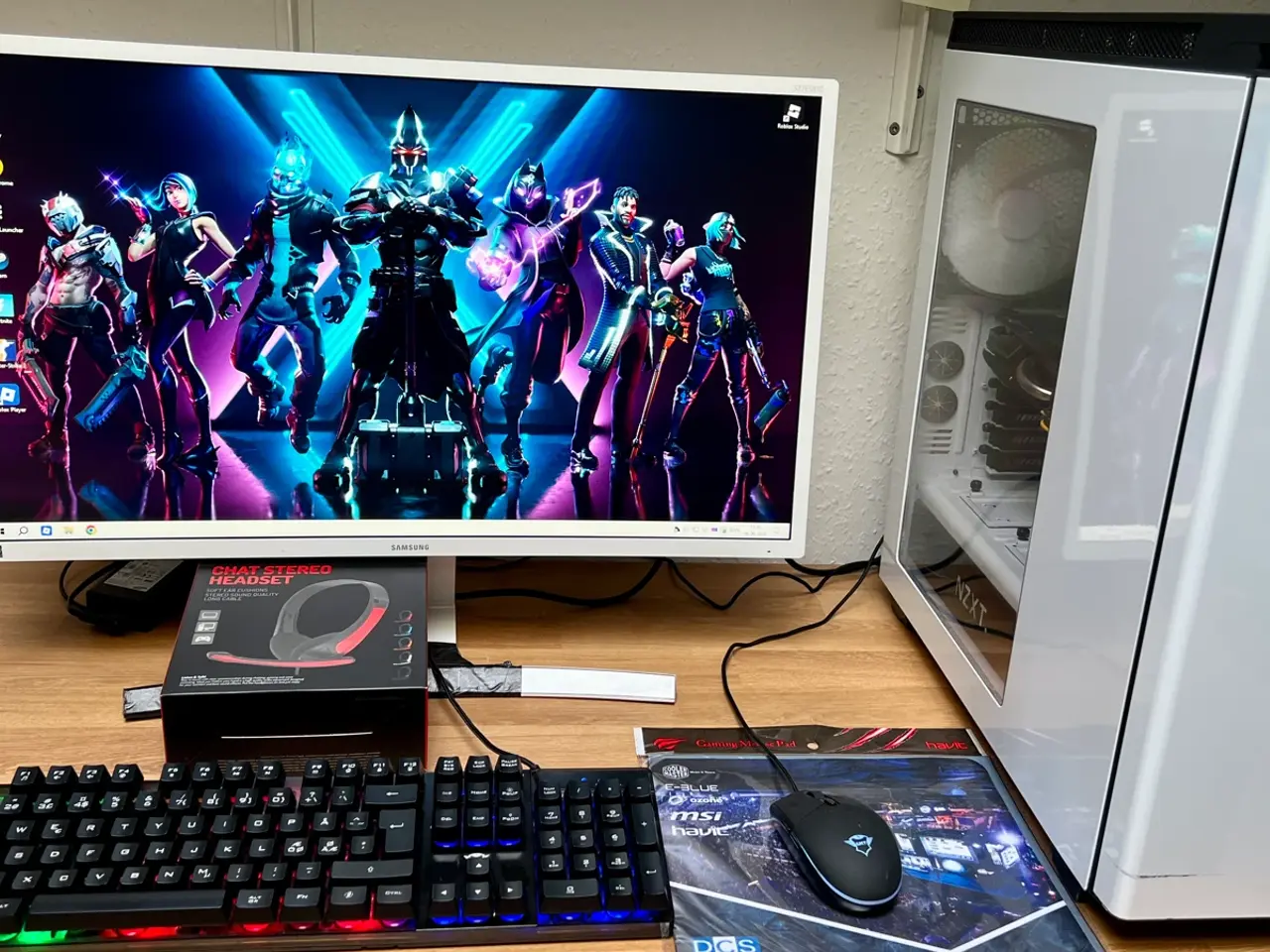 Billede 4 - Gaming PC Setup Hvid Fortnite, CS2, Roblox
