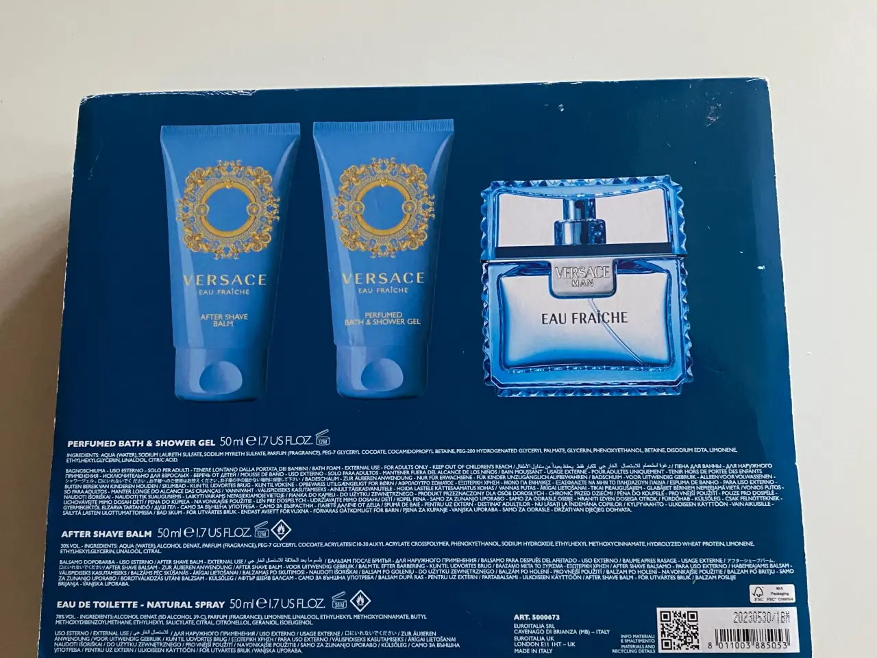 Billede 7 - Versace Eau Fraîche Herre eau de tGavesæt 50 ml bl