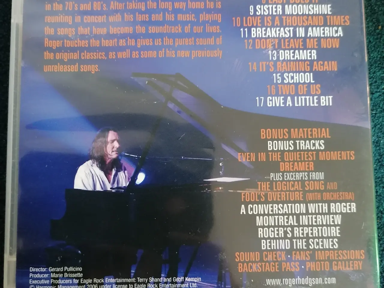Billede 2 - Roger Hodgson - Take the Long Way Home