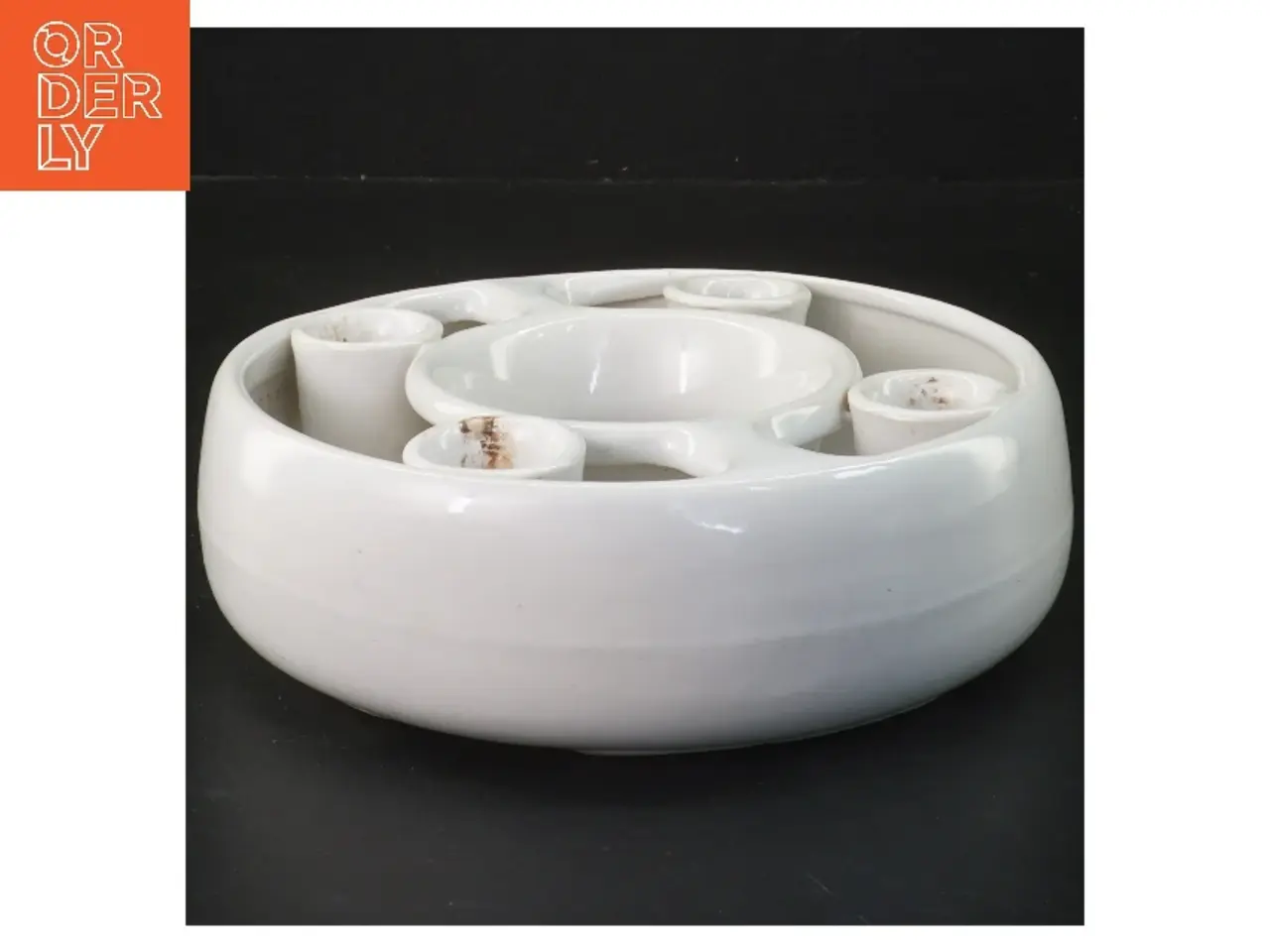 Billede 1 - Rund lysestage med fire holdere (str. Ø 18 cm)