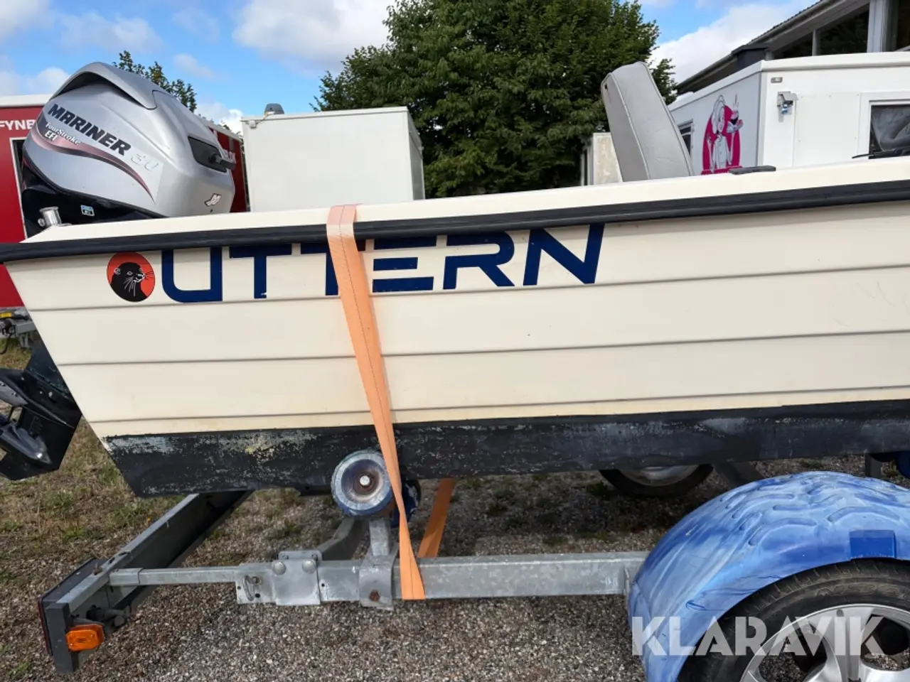 Billede 10 - Båd påhængsmotor Uttern 4700 med trailer