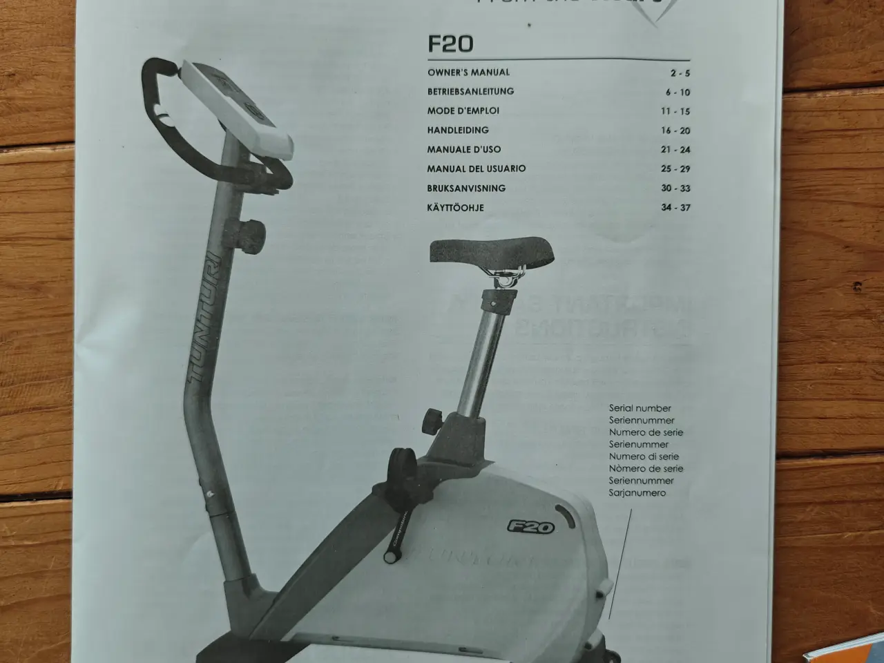 Billede 2 - Tunturi F20 Motionscykel