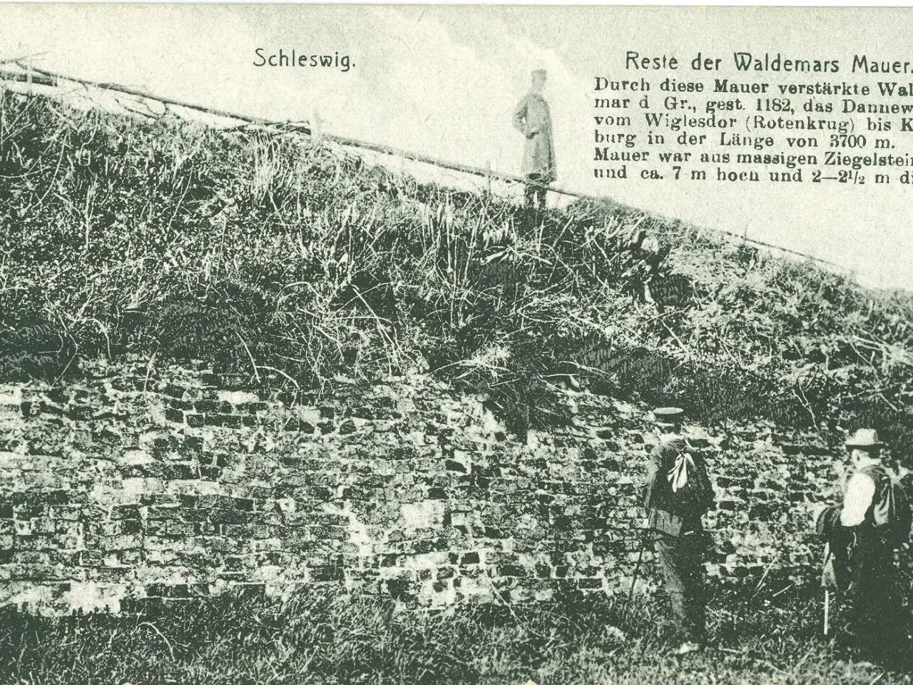 Billede 1 - Valdemarsmuren ved Dannevirke i Slesvig