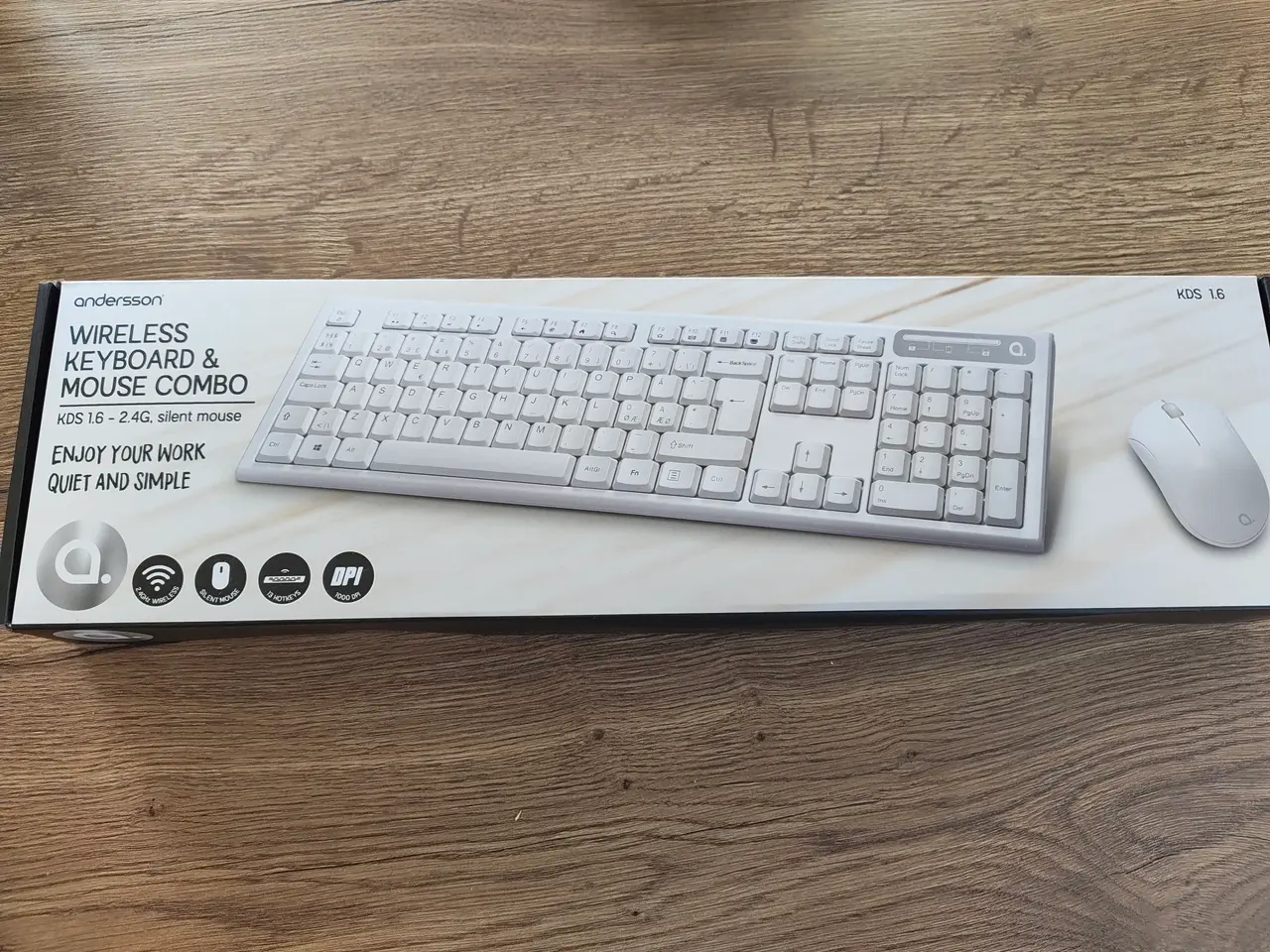 Billede 1 - Trådløst tastatur og mus