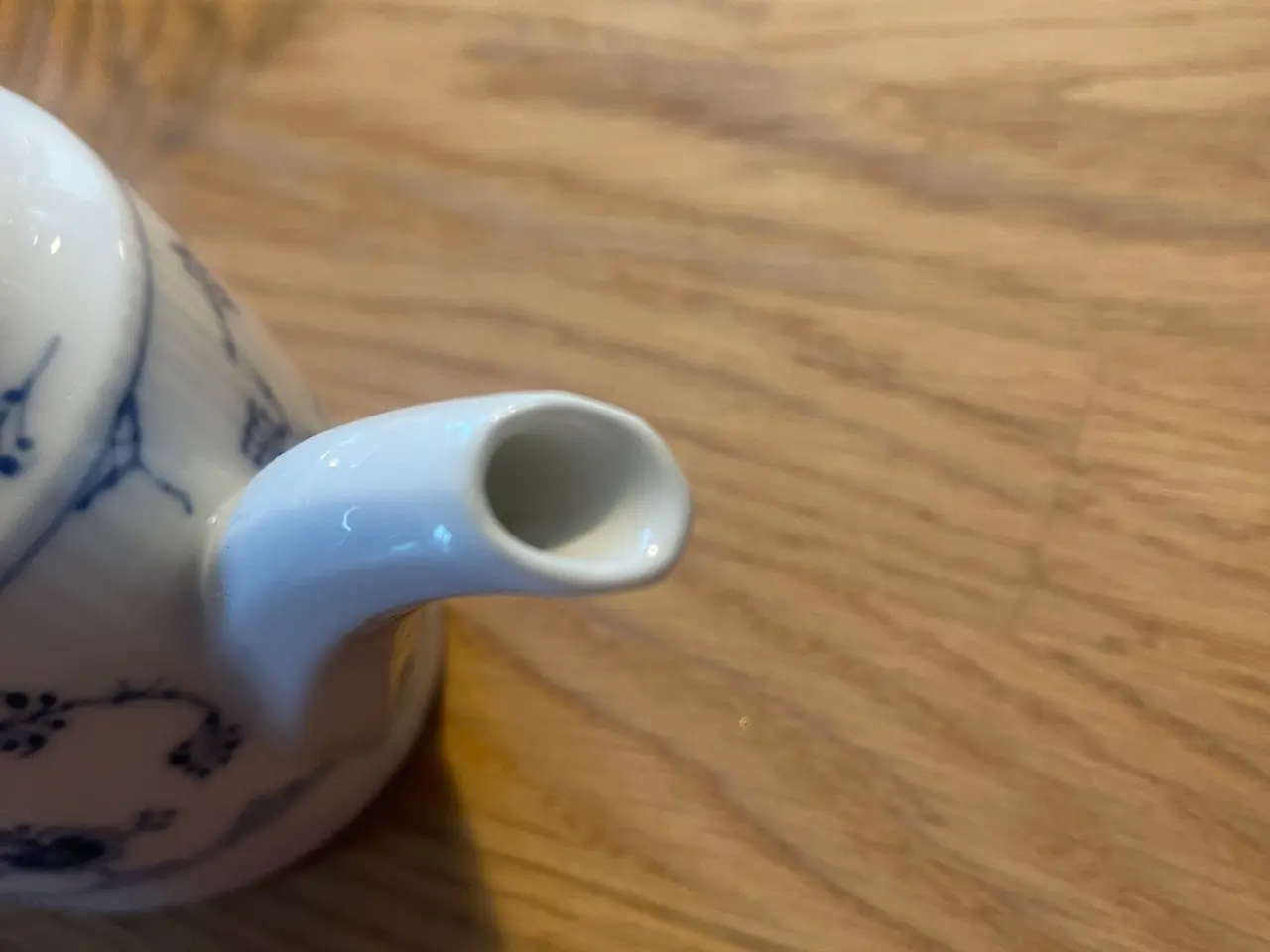Billede 5 - Royal Copenhagen Musselmalet riflet – lille kande