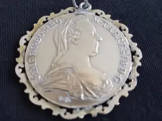 Maria Theresia sølv mønt/smykke