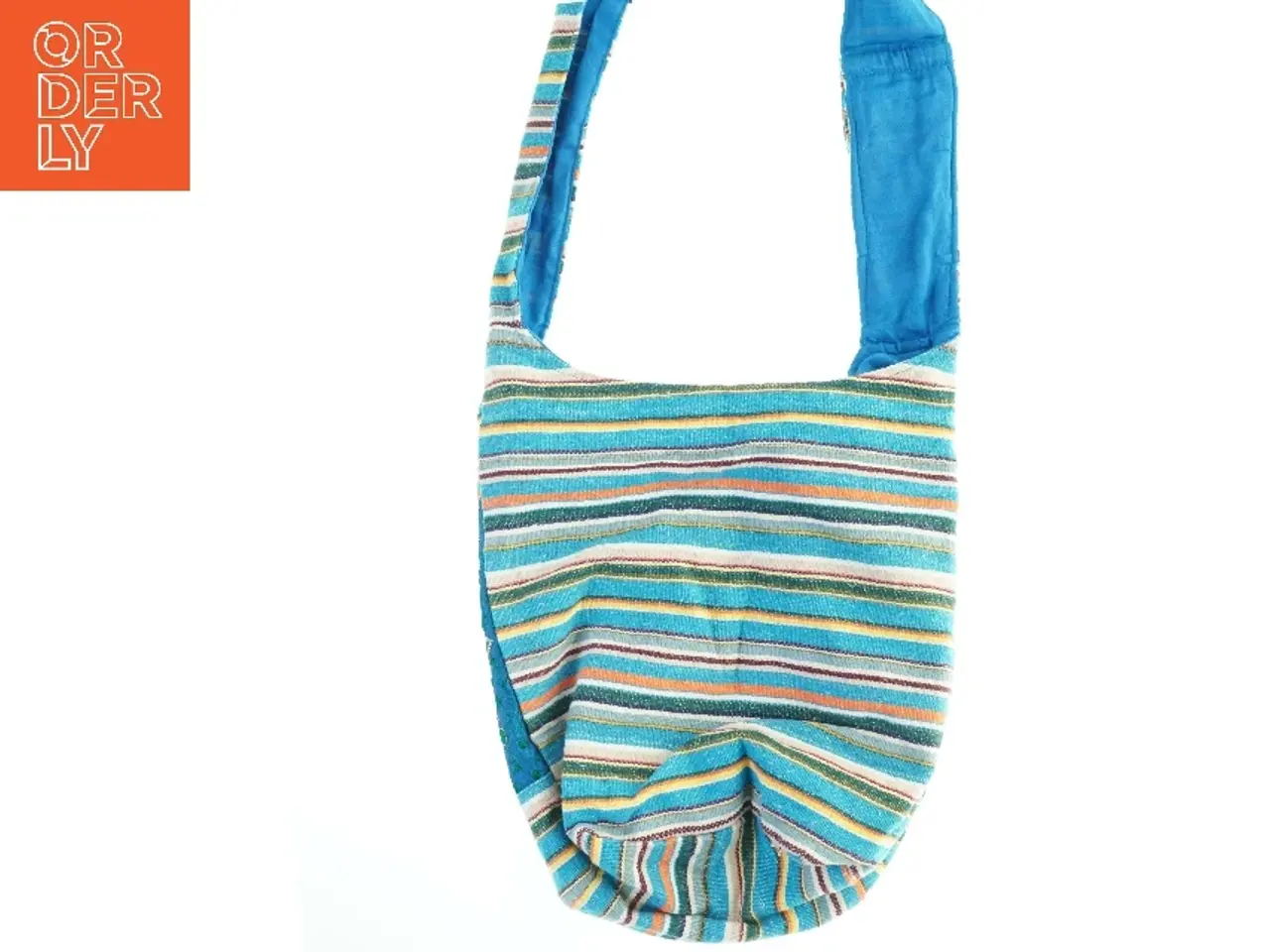 Billede 3 - Broderet stofskuldertaske (str. 40x33 cm)