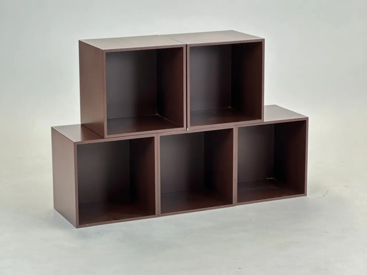 Billede 1 - ATBO "Kvadrate" Opbevaring – Mørkebrun 35x35x30 cm