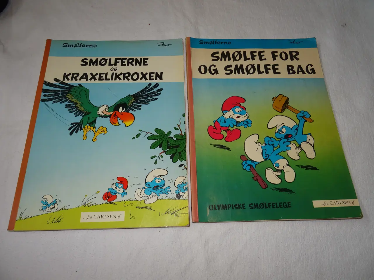Billede 1 - smølferne 3 stk 30 kr stk