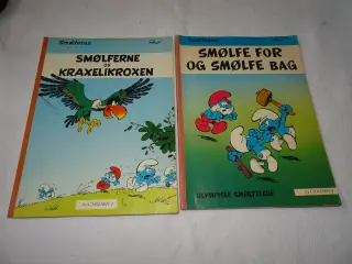 smølferne 3 stk 30 kr stk