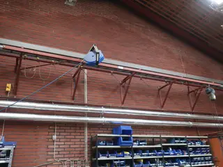 El. kædetalje på skinne 250 kg.