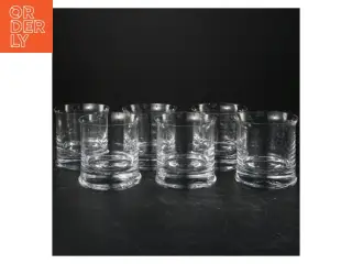 Sæt med seks whiskeyglas (str. 8,5x8,5 cm)