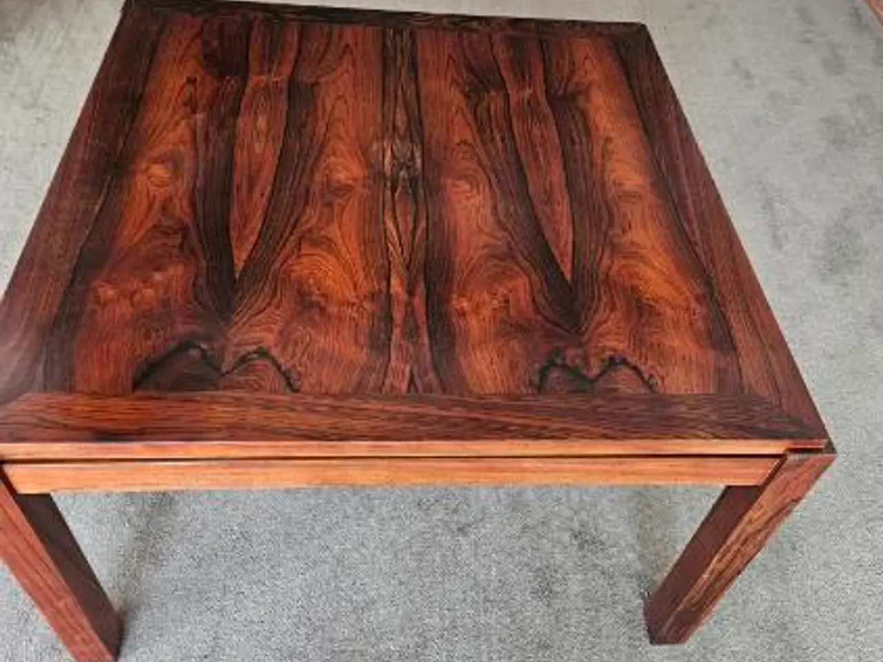 Billede 1 - Palisander sofabord med vendbar plade
