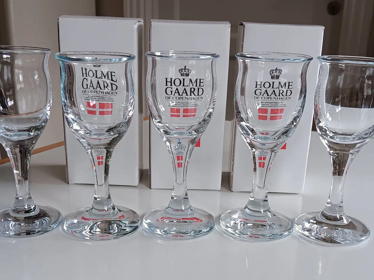 Billede 2 - Ideelle store snapseglas fra Holmegaard