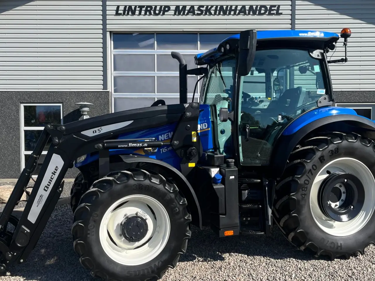 Billede 1 - New Holland T6.145 AC Med frontlæsser