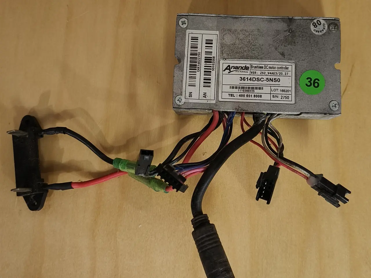 Billede 6 - 36 Volt forhjul-navmotor på 250W