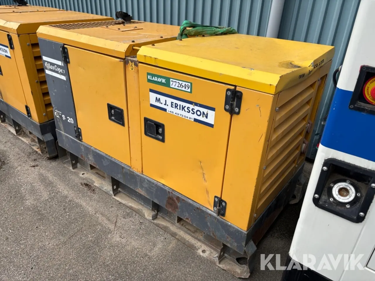 Billede 1 - Generator Atlas Copco QAS 20