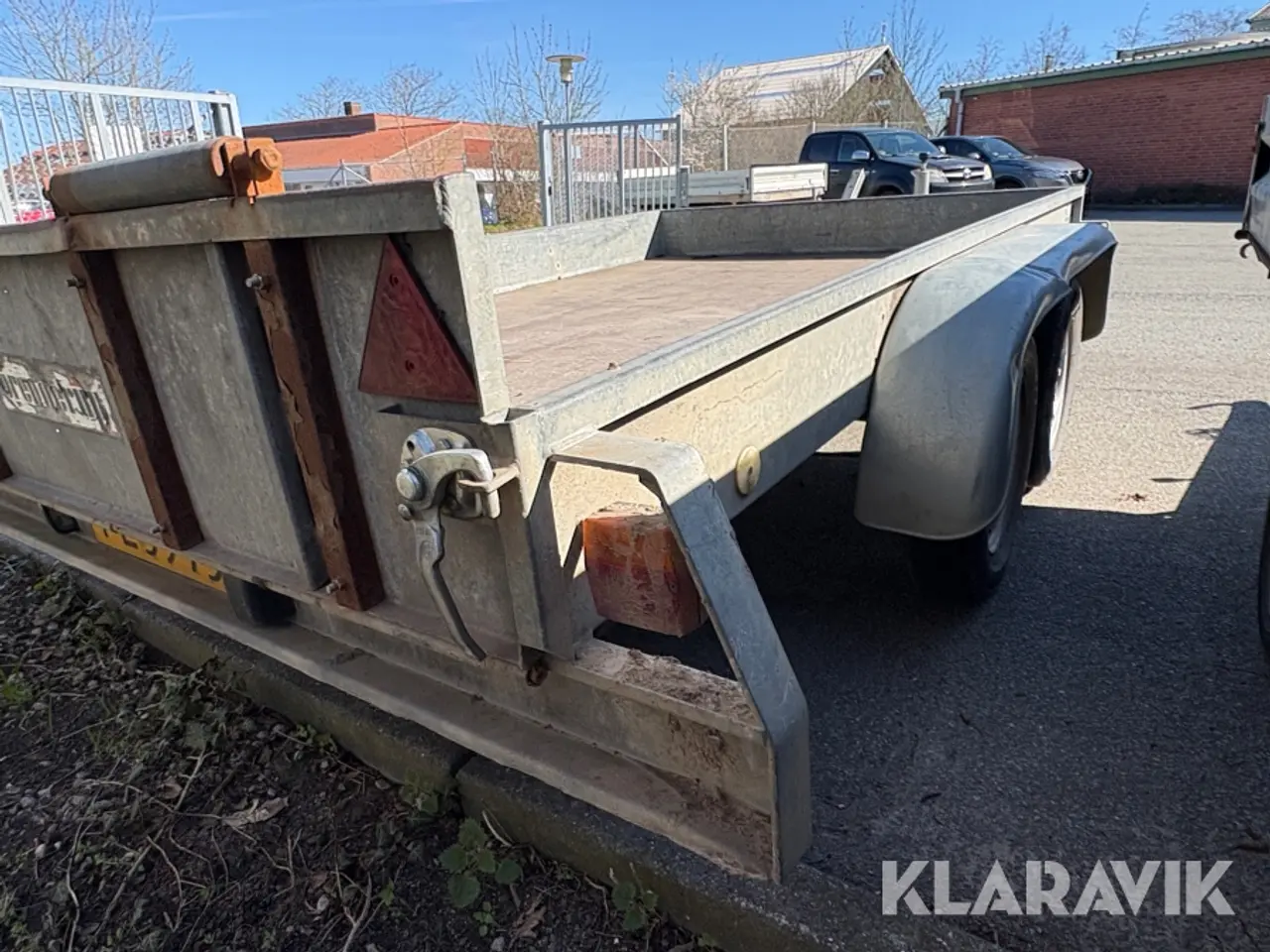 Billede 3 - Maskintrailer Brenderup 1503 med tip-funktion