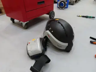 Åndedrætsværn 3M Versaflo M-300 med filter 3M Versaflo samt batteri