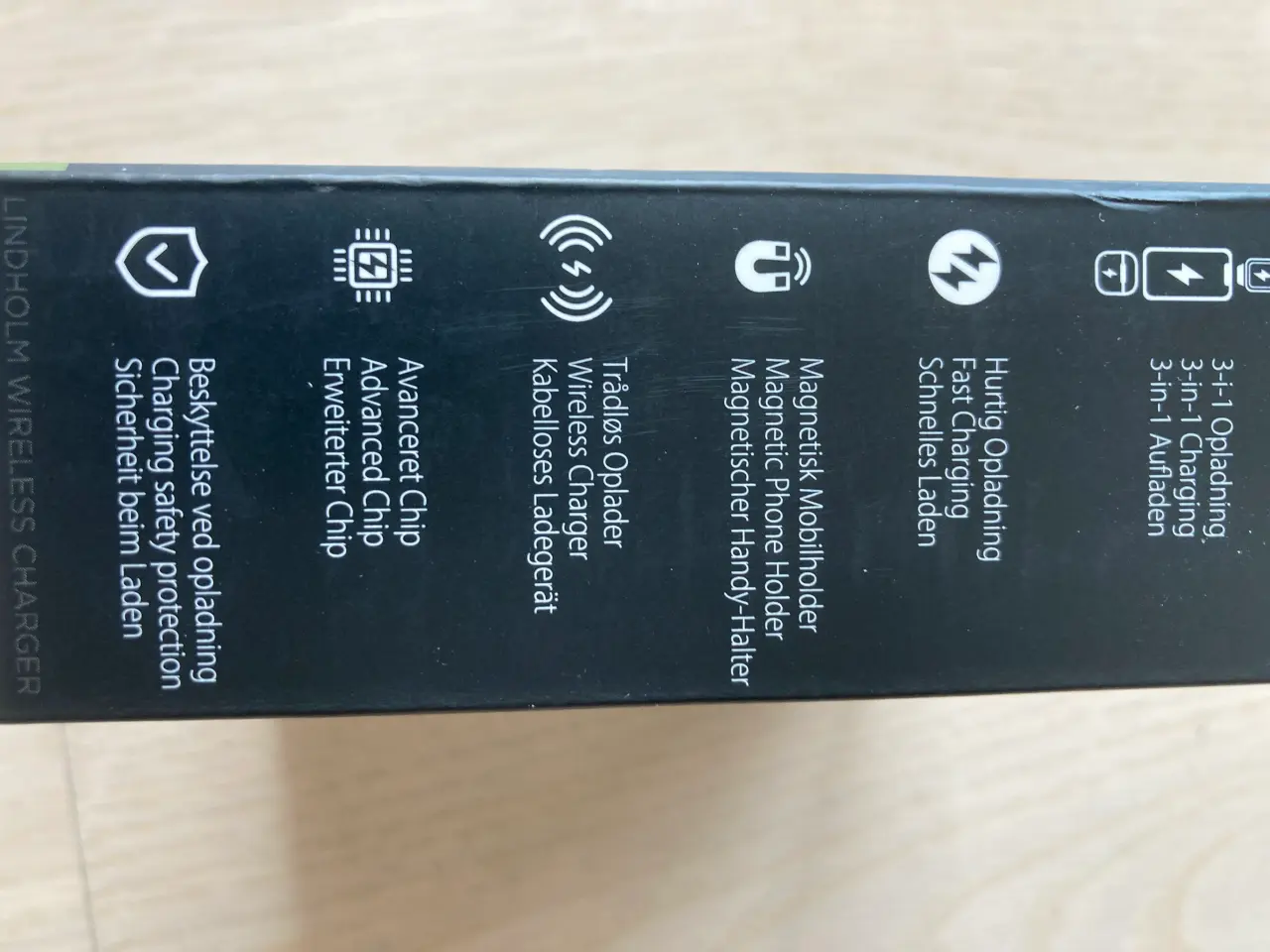 Billede 2 - Hâws 3-i-1 Trådløs Magnetisk Oplader, Sort