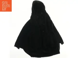 Sort strik hættetrøje fra DKNY (str. 128)
