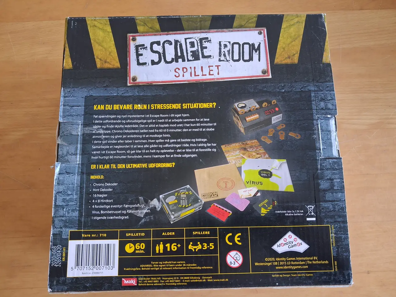 Billede 4 - Escape Room spillet