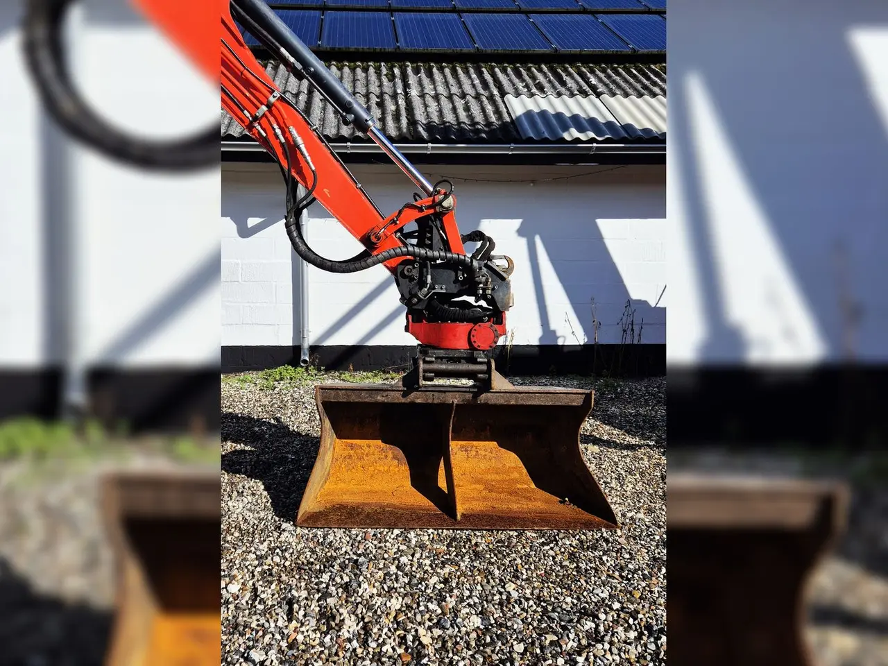 Billede 8 - Kubota KX060-5 / Rotortilt og centralsmøring / Komplet skovlpakke