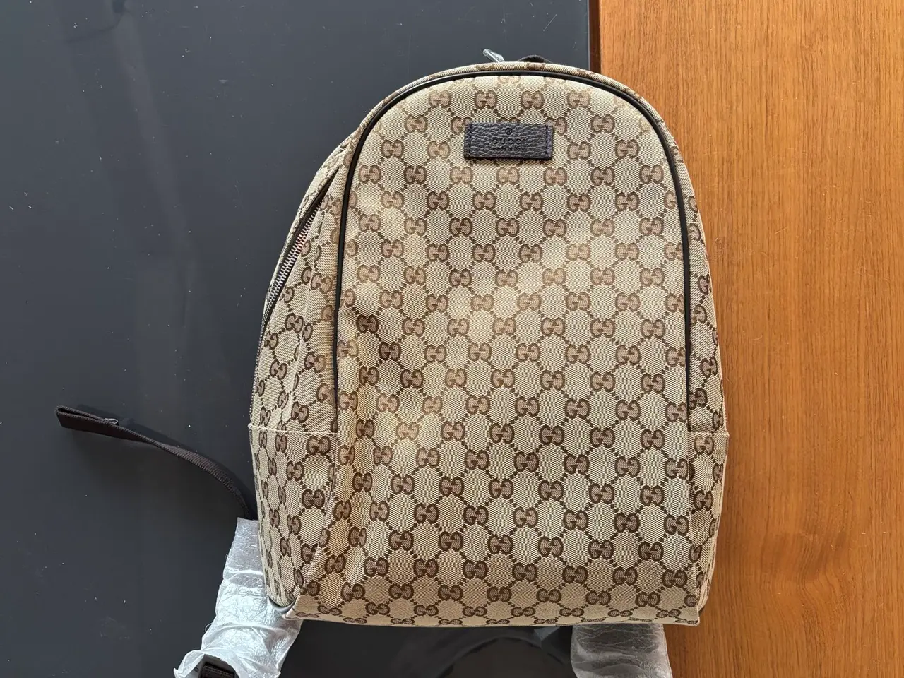 Billede 1 - Gucci rygsæk i GG canvas – fremstår ubrugt
