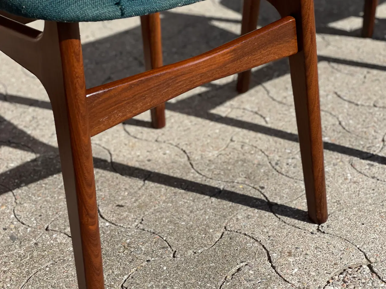 Billede 3 - Spisebordstole i teak træ