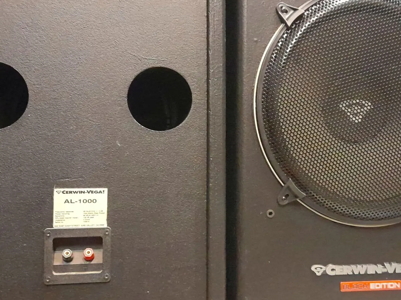 Billede 13 - CERWIN-VEGA - AL-1000 ”Black edition” 1000 W.