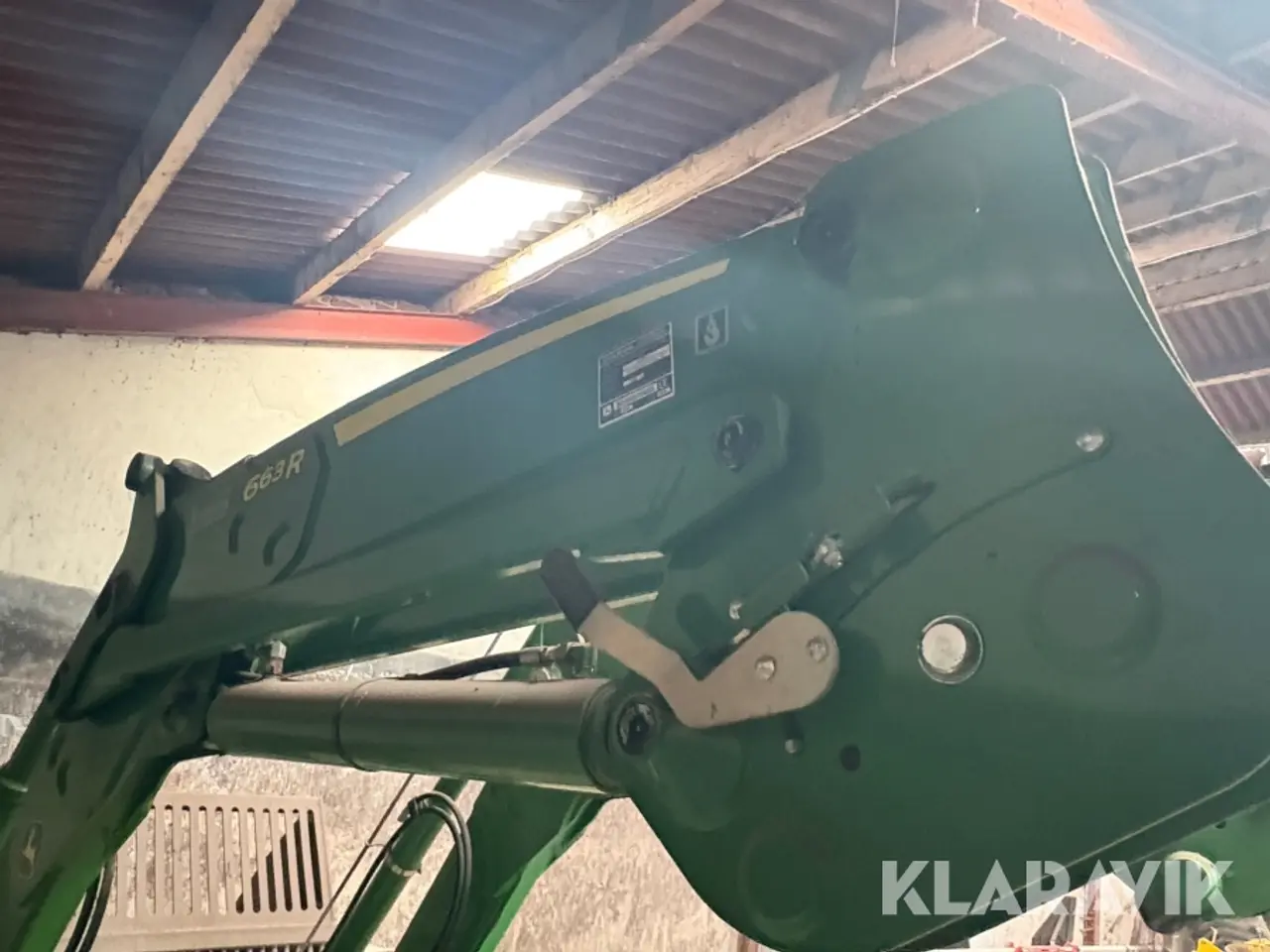 Billede 9 - Frontlæsser John Deere 663 RC med kartoffelskovl