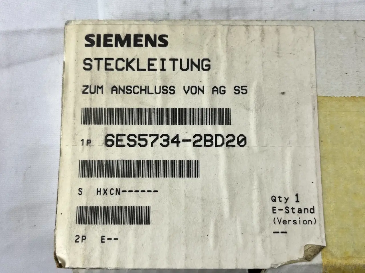 Billede 4 - Siemens SIMATIC S5 6ES5734‑2BD20 Programming kabel