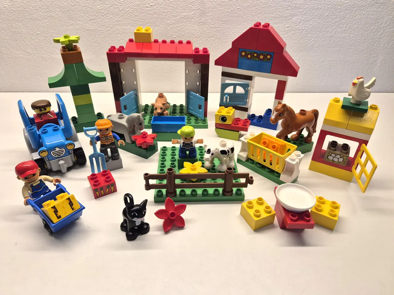 Billede 1 - Duplo Bondegård, Dyr, Traktor, Lille Plade samt fo