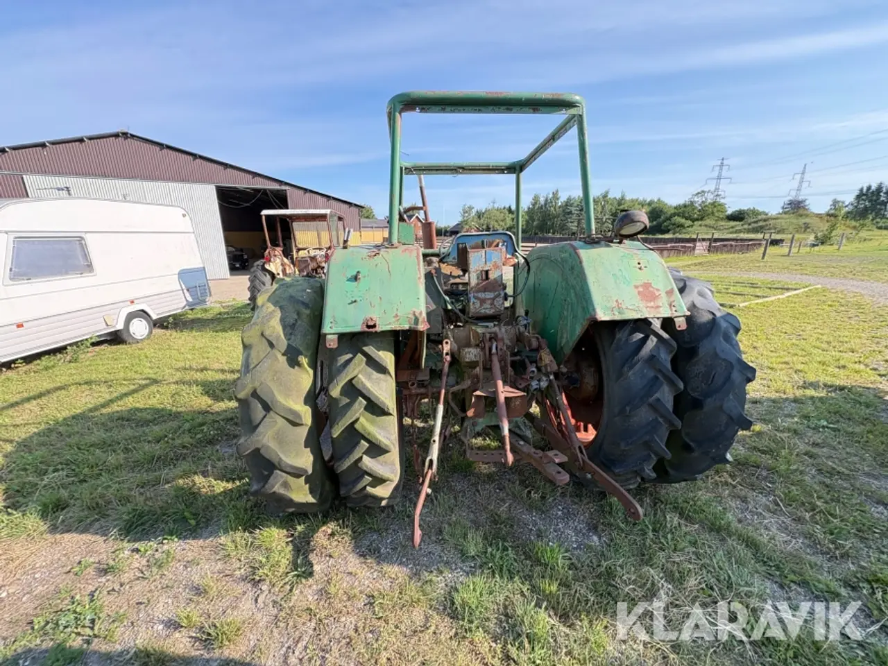 Billede 5 - Veterantraktor Deutz D500G Tvillinghjul og frontlæsser