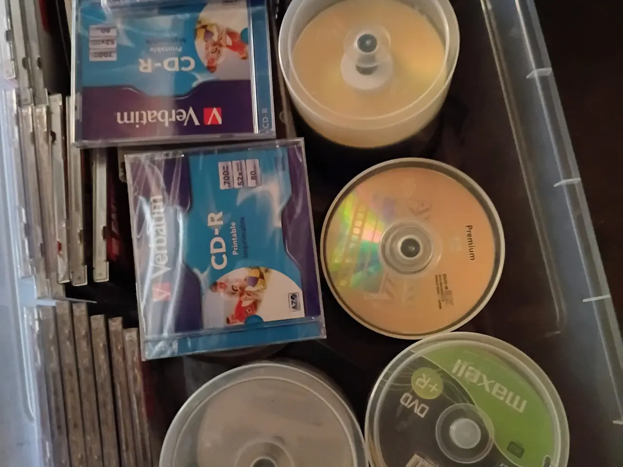 Billede 1 - Dvd og cd skiver til indspilling