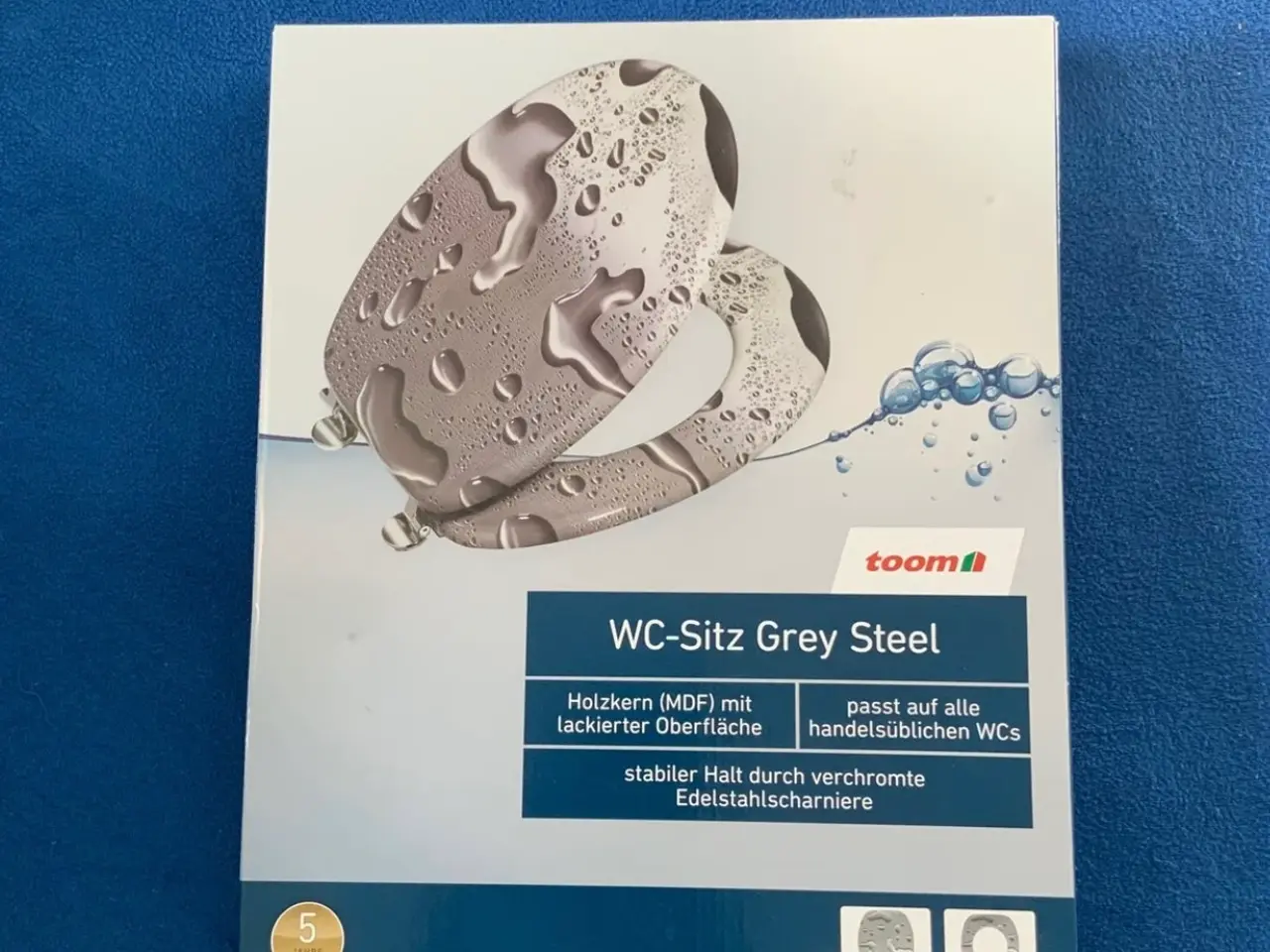Billede 3 - Toiletsæde Grey Steel