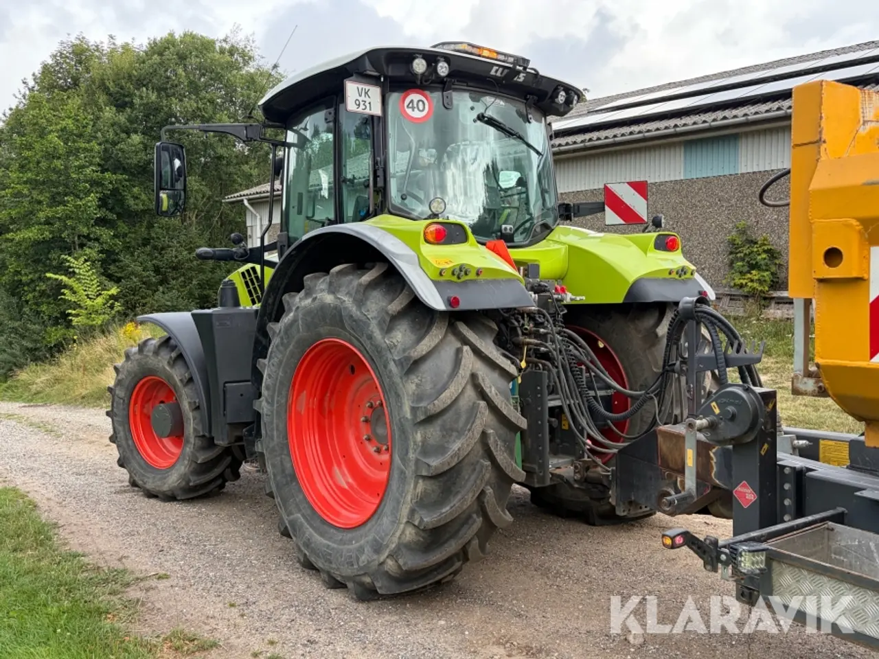 Billede 4 - Traktor Claas 650 Arion - med kroghejsevogn