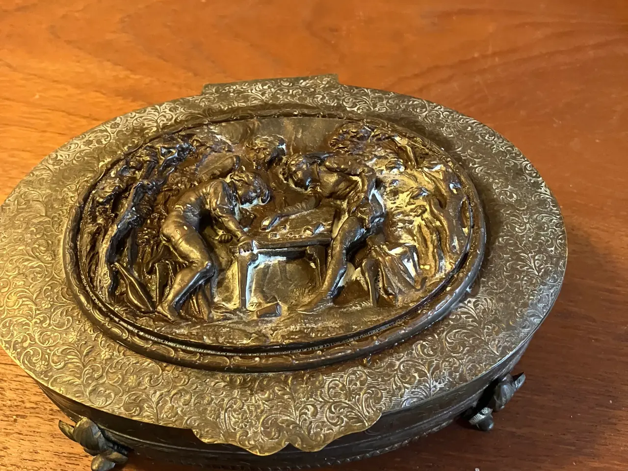 Billede 2 - Antik bronze smykkeskrin